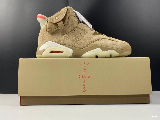 Bmlin Shoes Retro Scott DH0690-200 Jordan Khaki British 6 Travis Air 0729